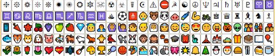 Windows 10 - mehrfarbige Emojis